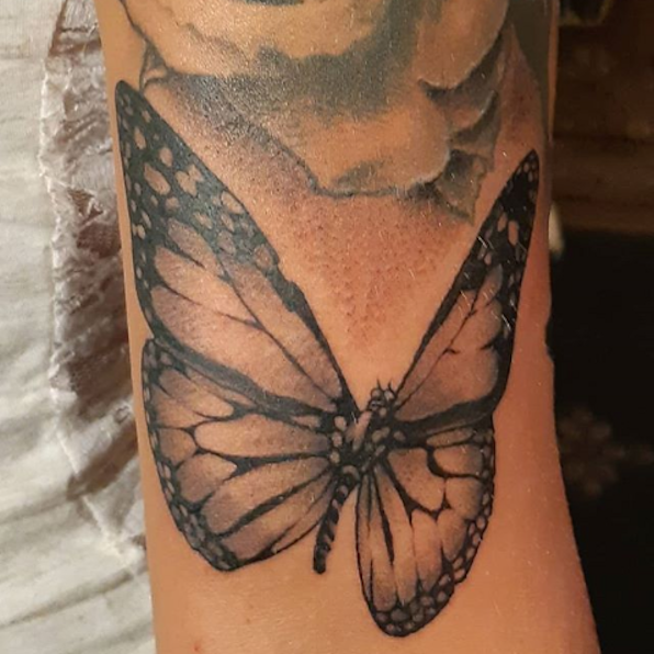Butterfly Add-On — Clay Walker Tattoo