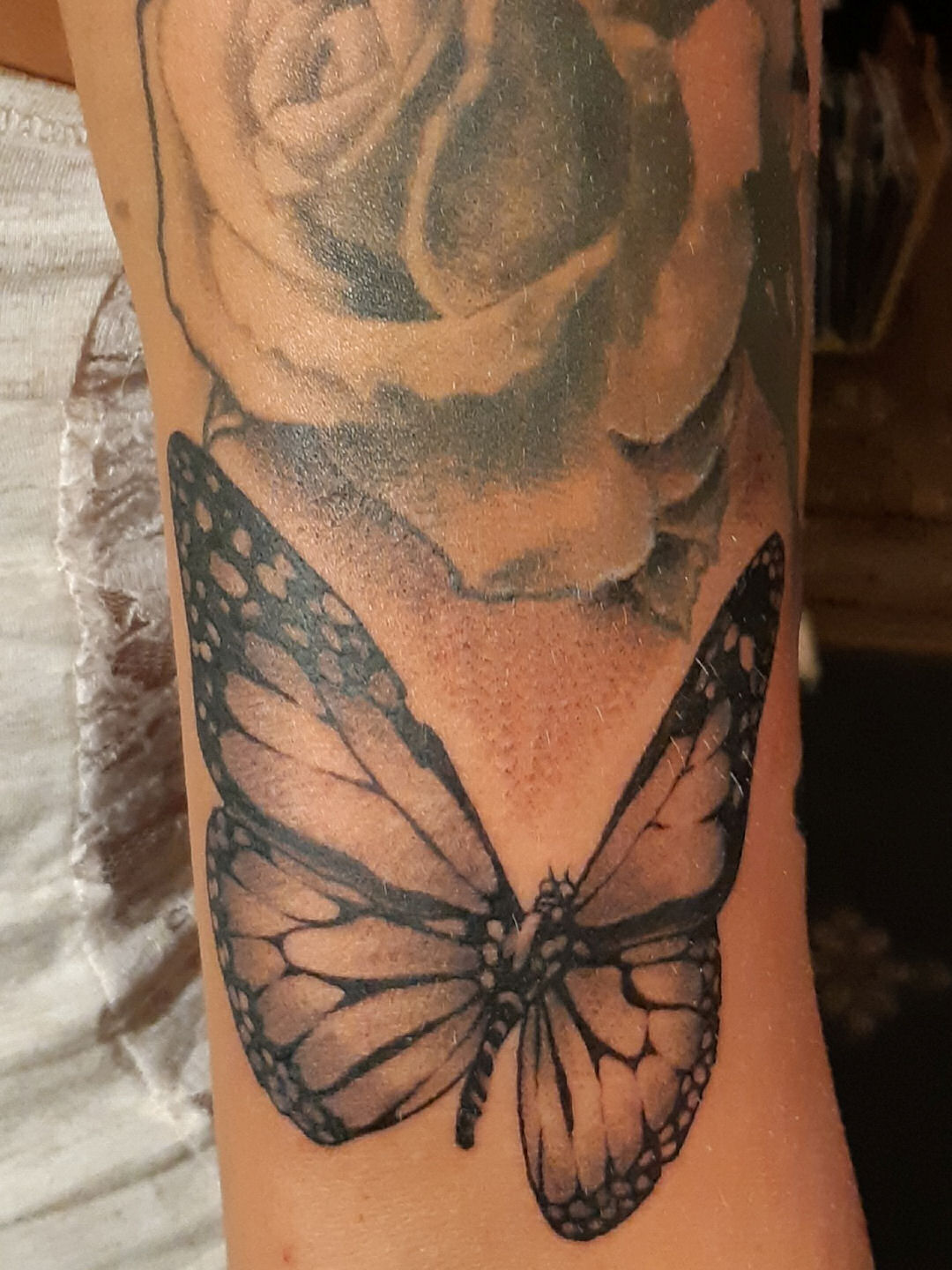 Millionth Butterfly — Clay Walker Tattoo