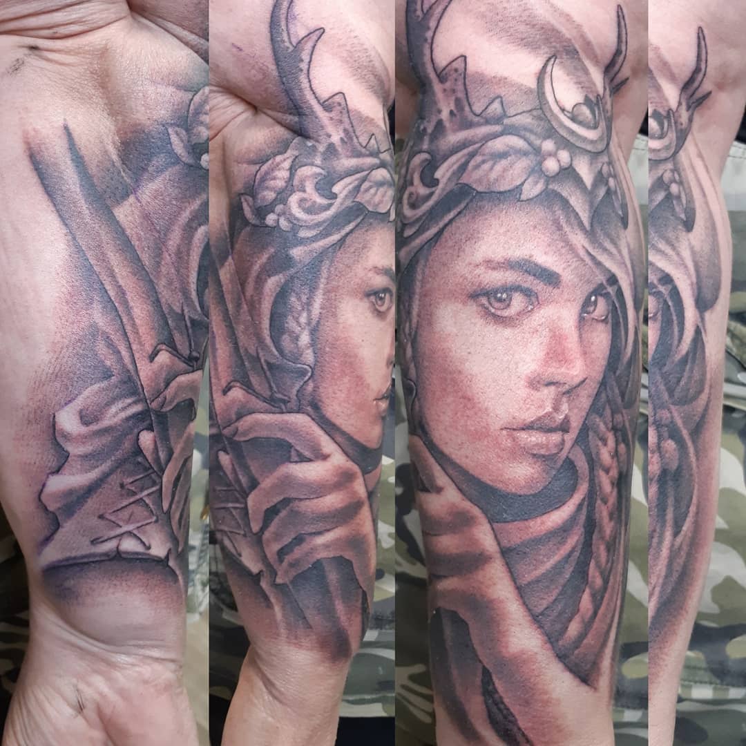 Artemis — Clay Walker Tattoo