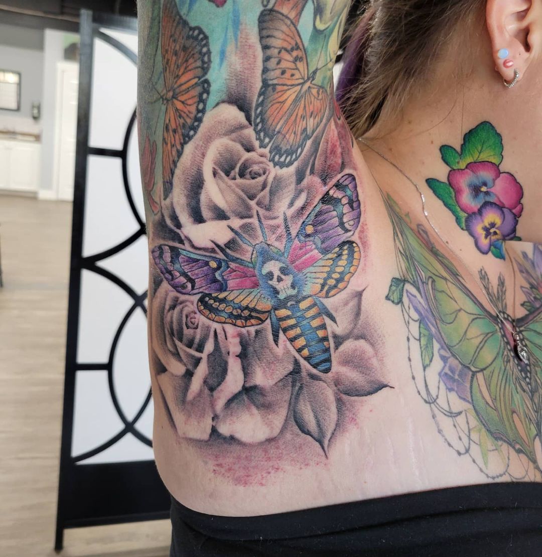Death Moth Tattoo — Clay Walker Tattoo