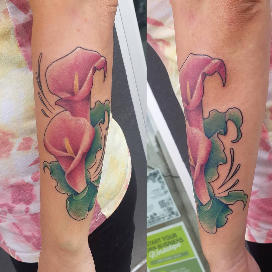 Lilies — Clay Walker Tattoo