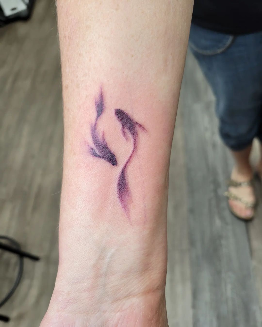 Plumb Pisces Tattoo — Clay Walker Tattoo