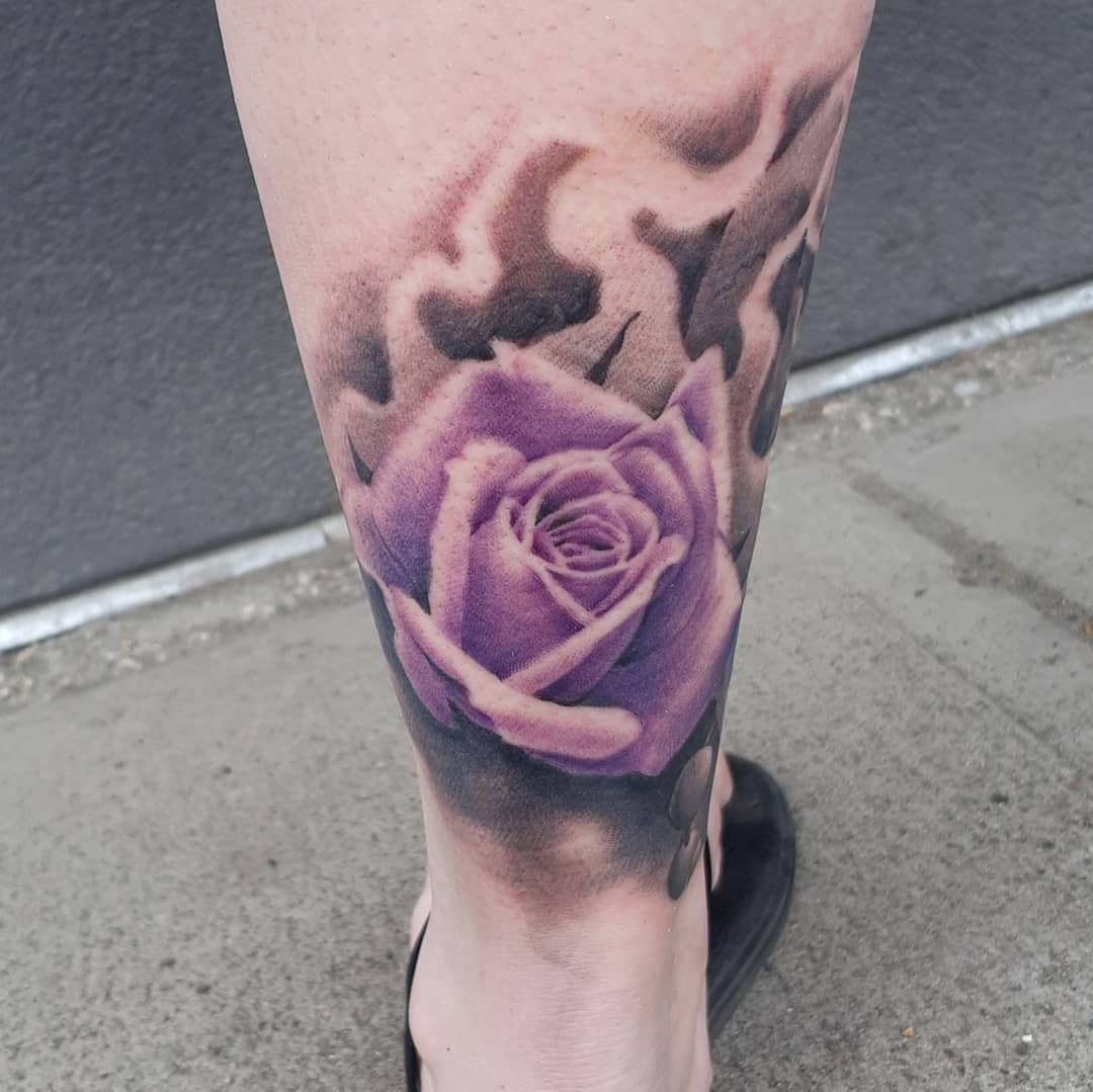 Rose Add On — Clay Walker Tattoo