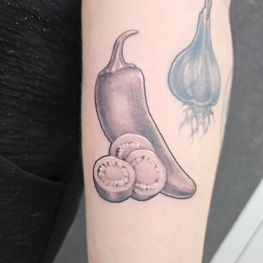 Food Sleeve Add On — Clay Walker Tattoo