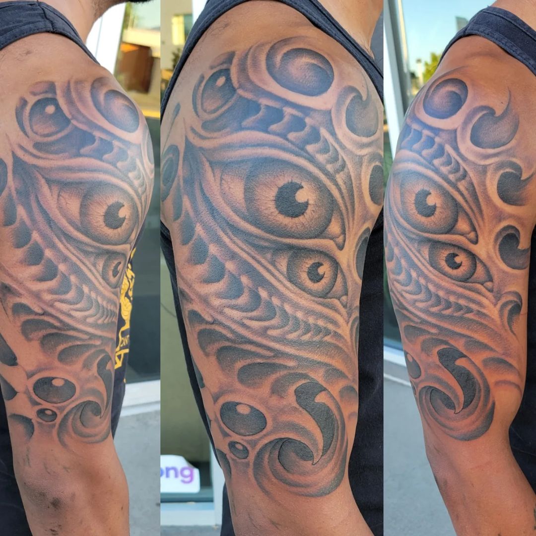 Fresh Biomech Tattoo — Clay Walker Tattoo