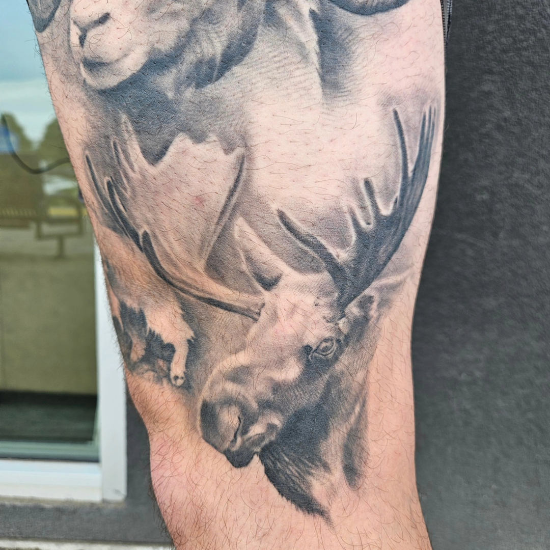 Healed Nature Pant in Progress — Clay Walker Tattoo