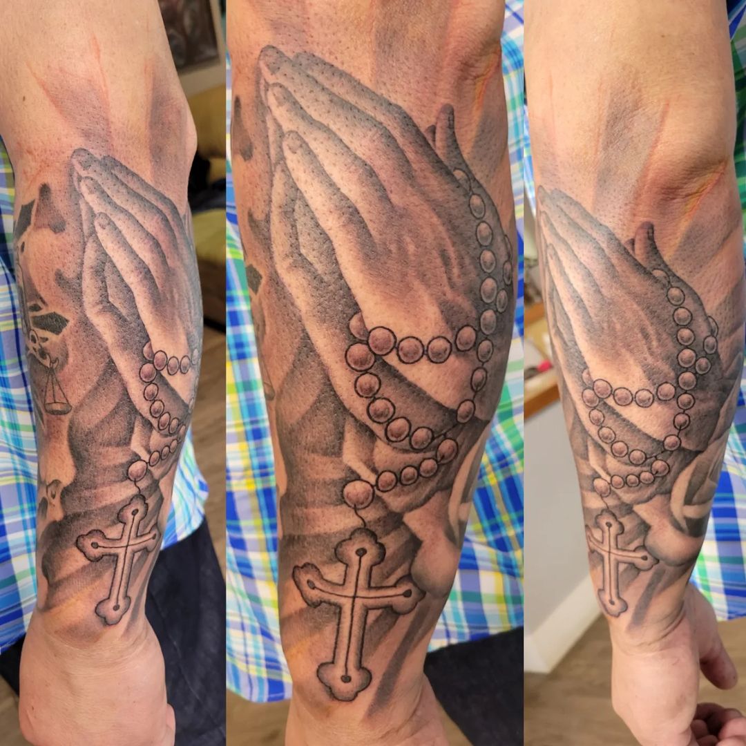 Praying Hands — Clay Walker Tattoo