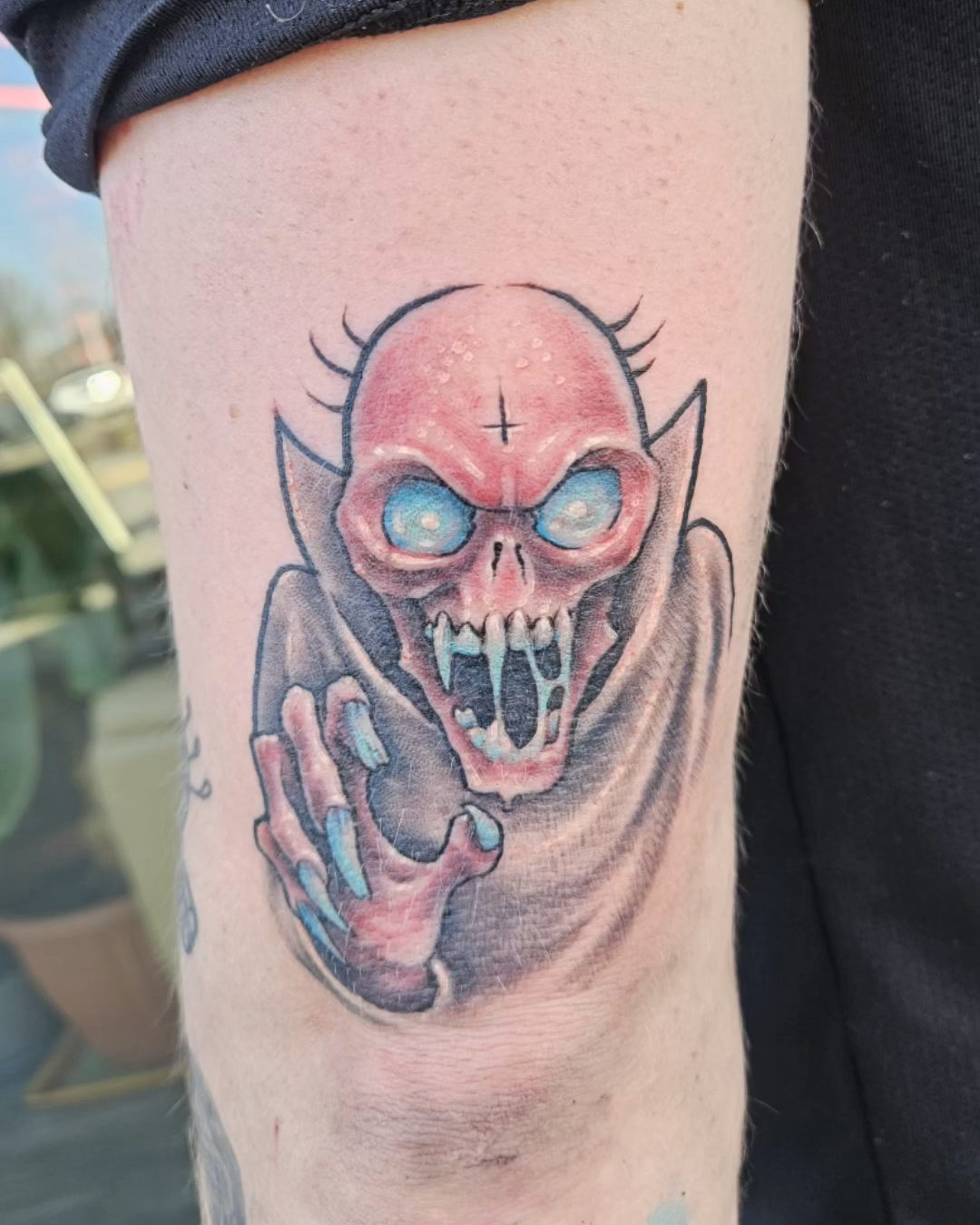 Vampire from Flash — Clay Walker Tattoo