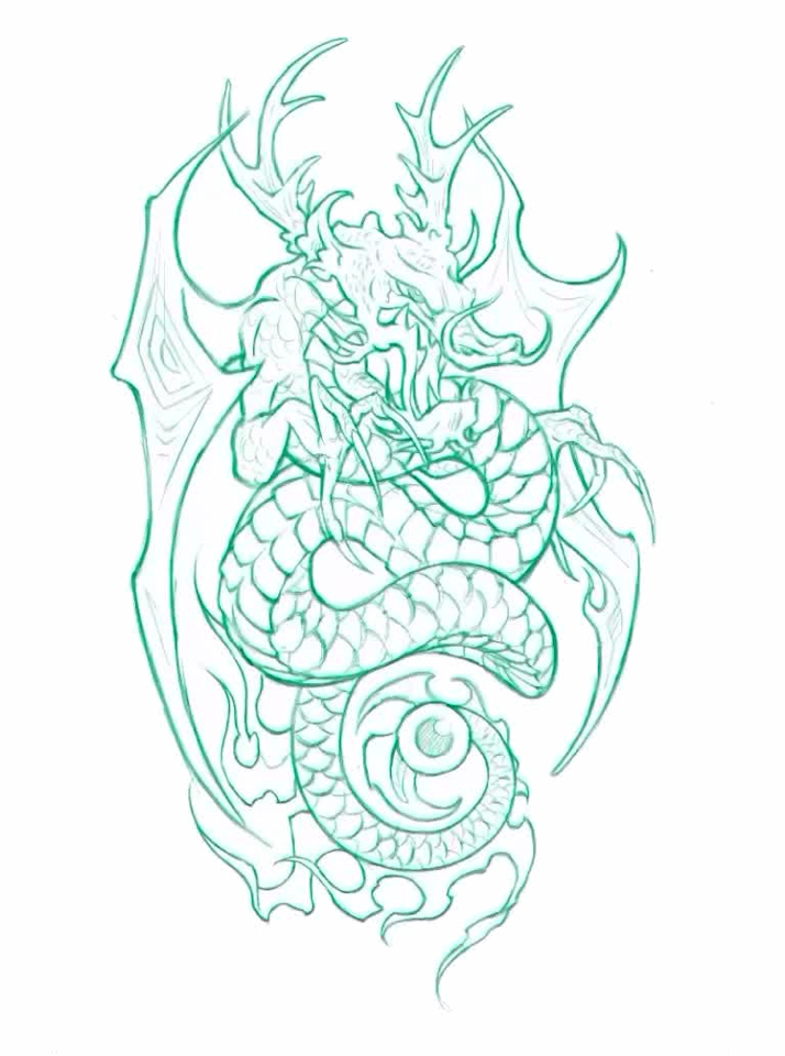 BC Dragon Digital Art