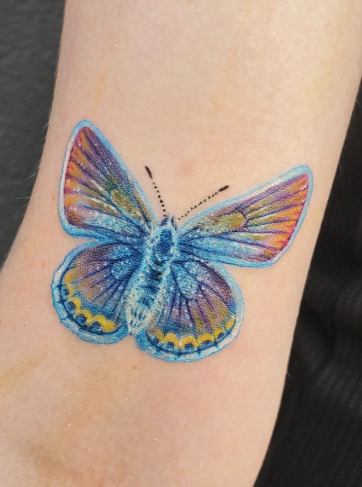 Karner Blue Tattoo