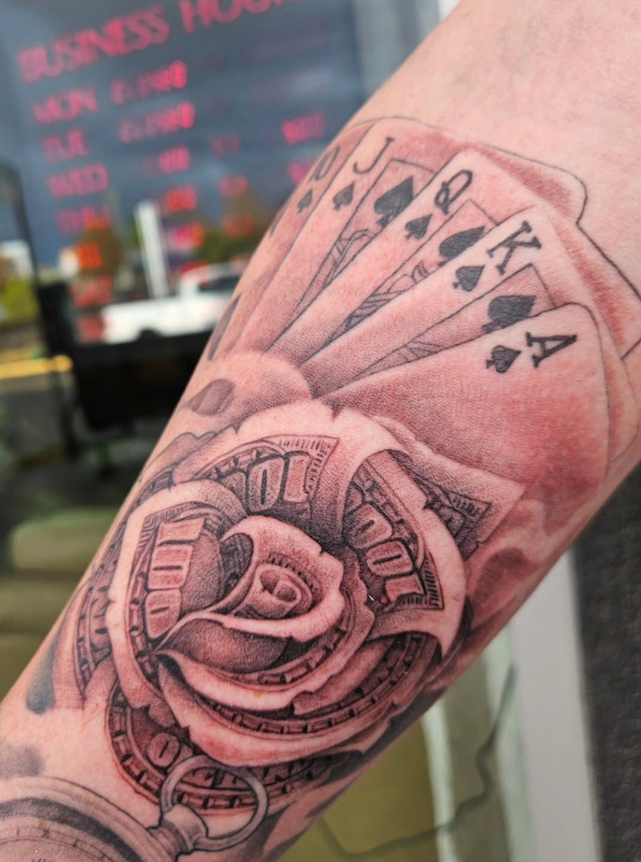 Money Rose & Cards