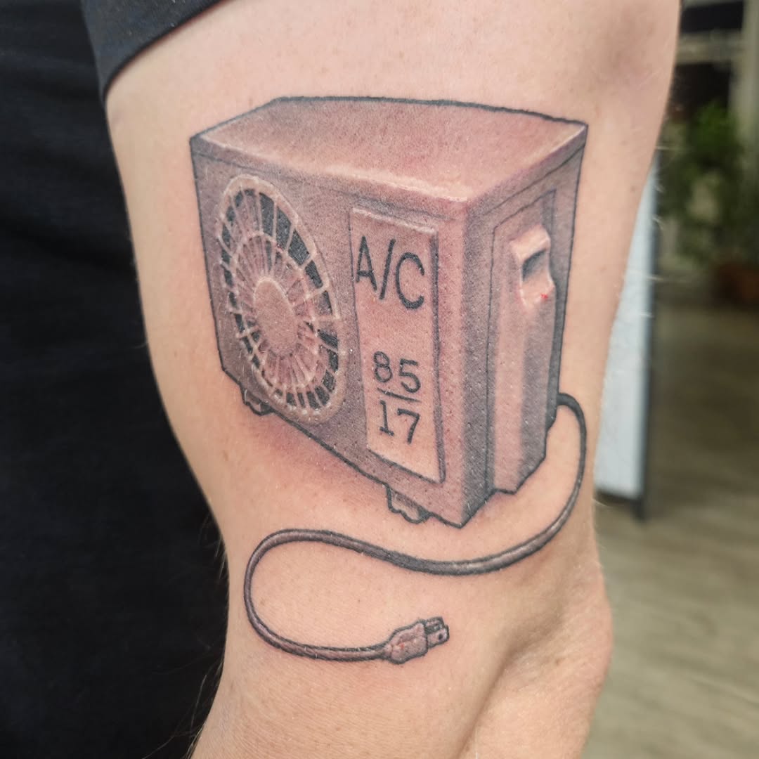 Air Conditioner Tattoo — Clay Walker Tattoo